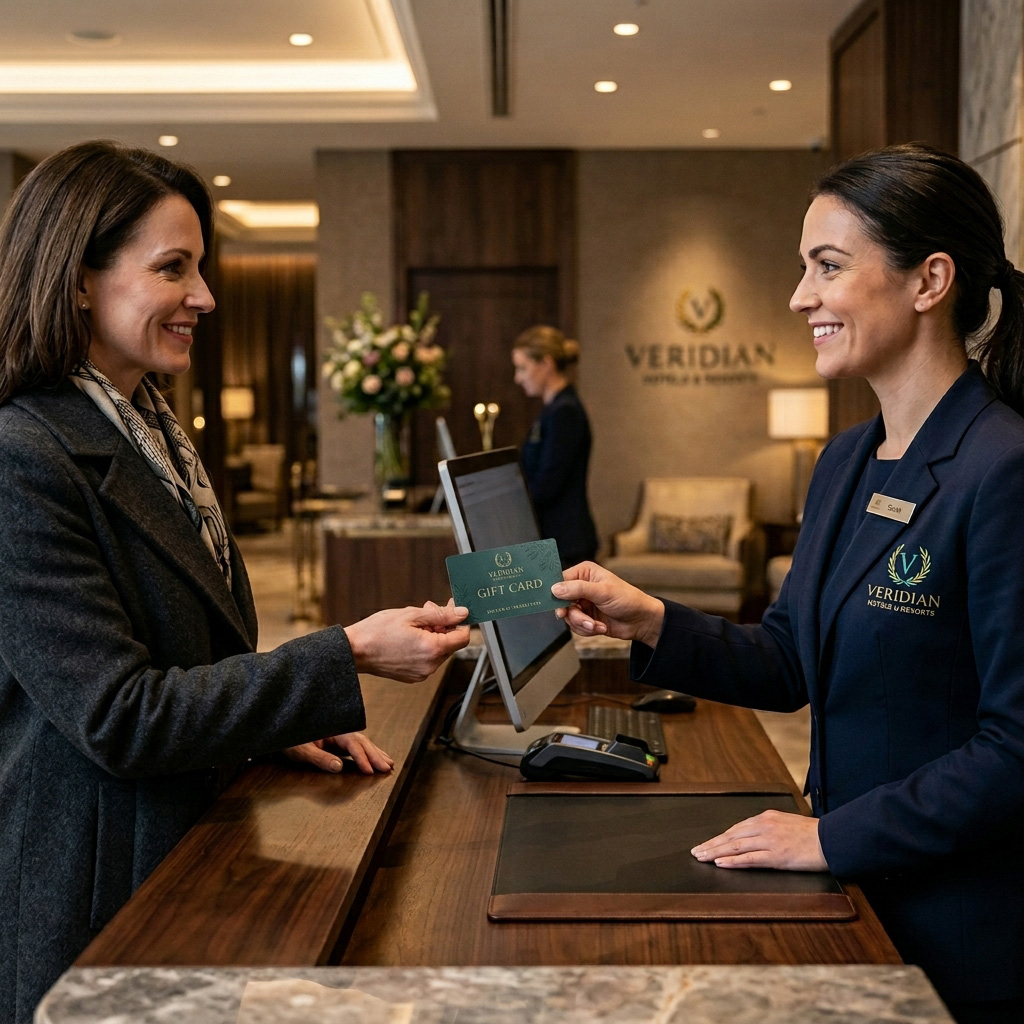 Hotel gift card printing